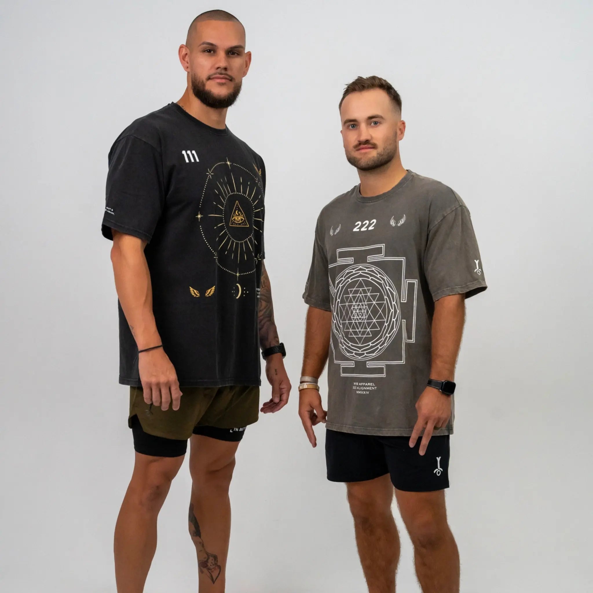 "222" ACID WASH OVERSIZED TEE MYB Apparel