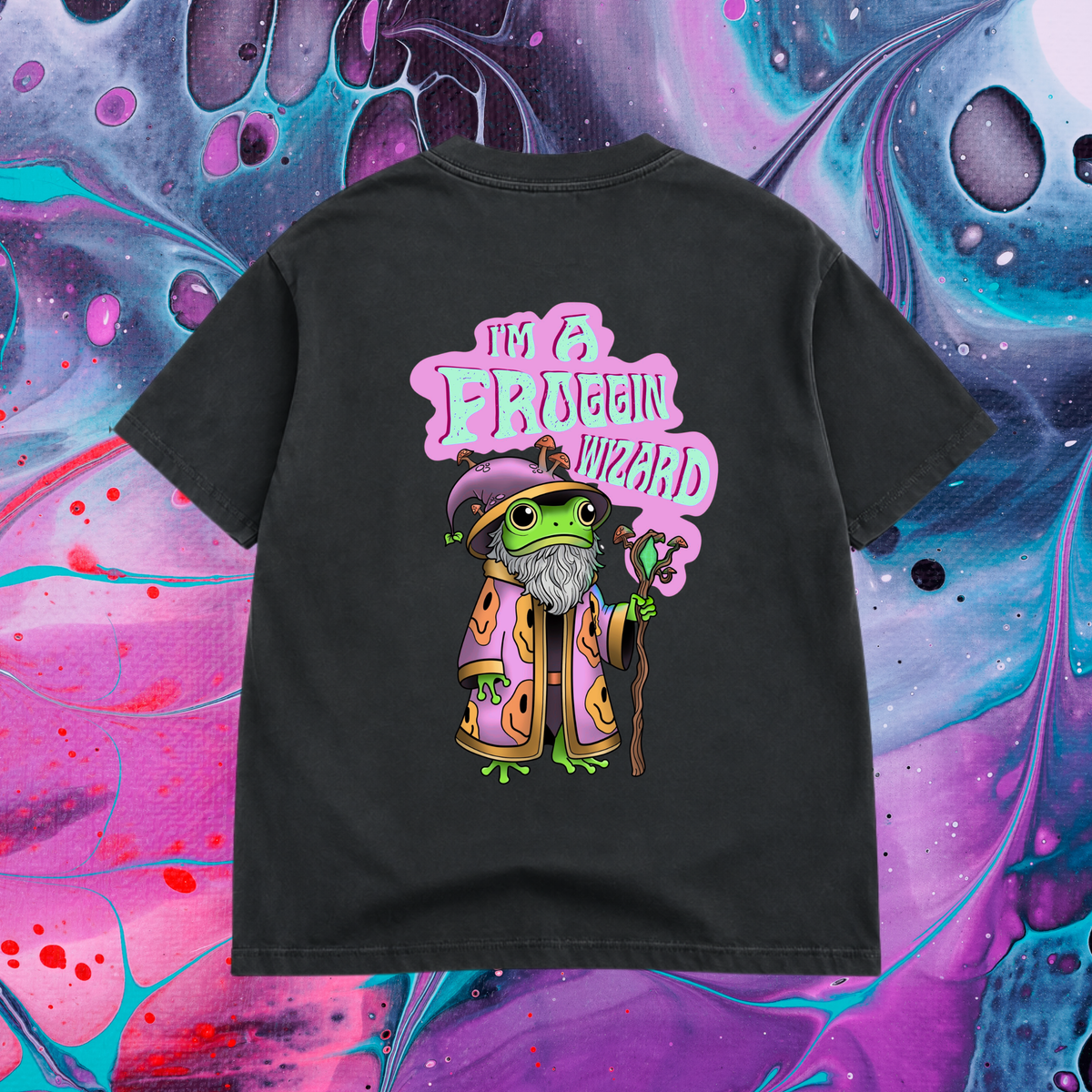 FROGGIN WIZARD OVERSIZED TEE