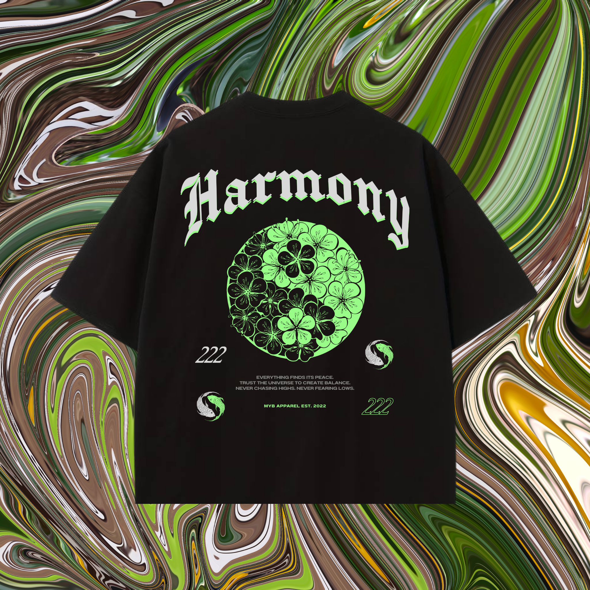 Frequency Oversized Cropped Tee - HARMONY