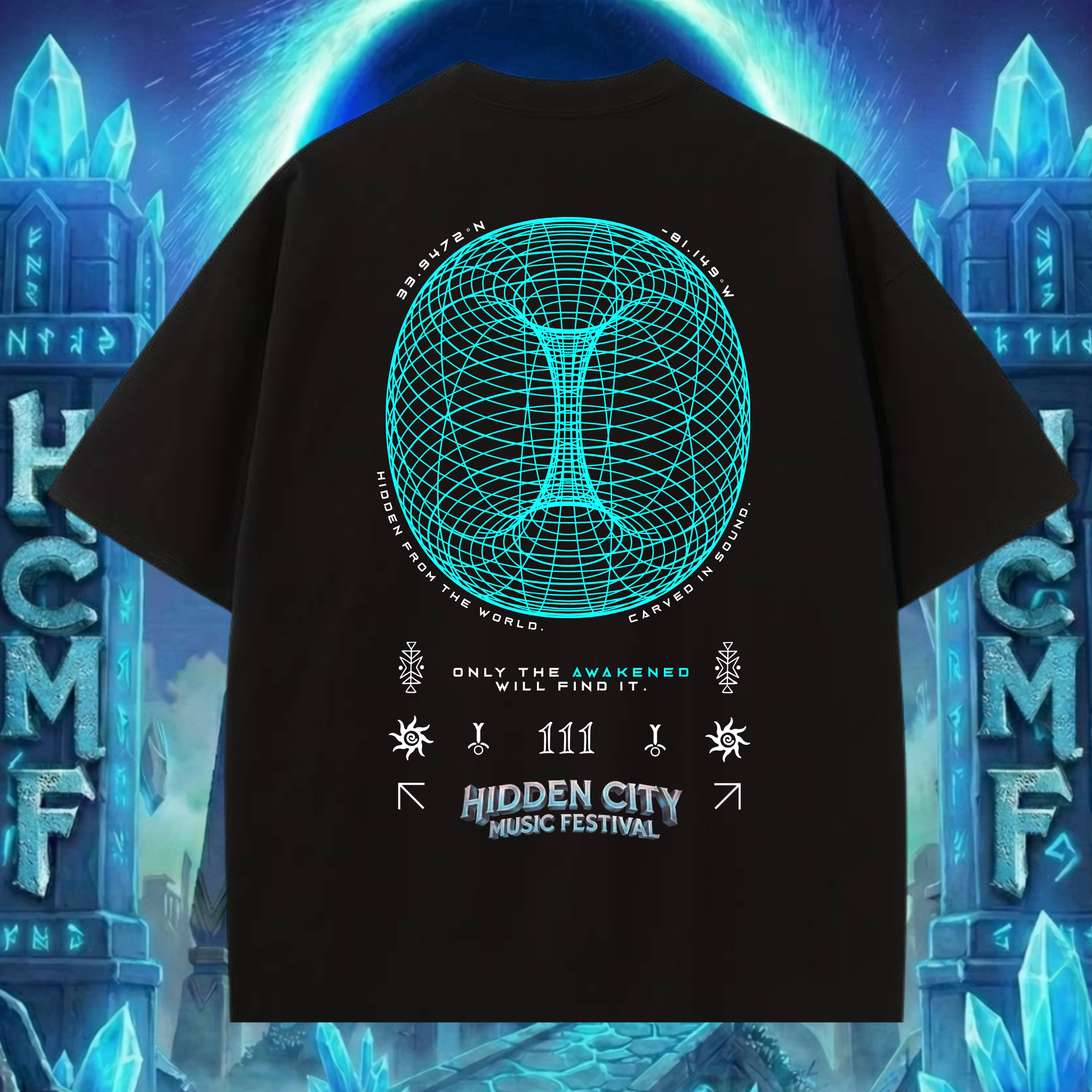 MYB X HCMF - Frequency Oversized Tee