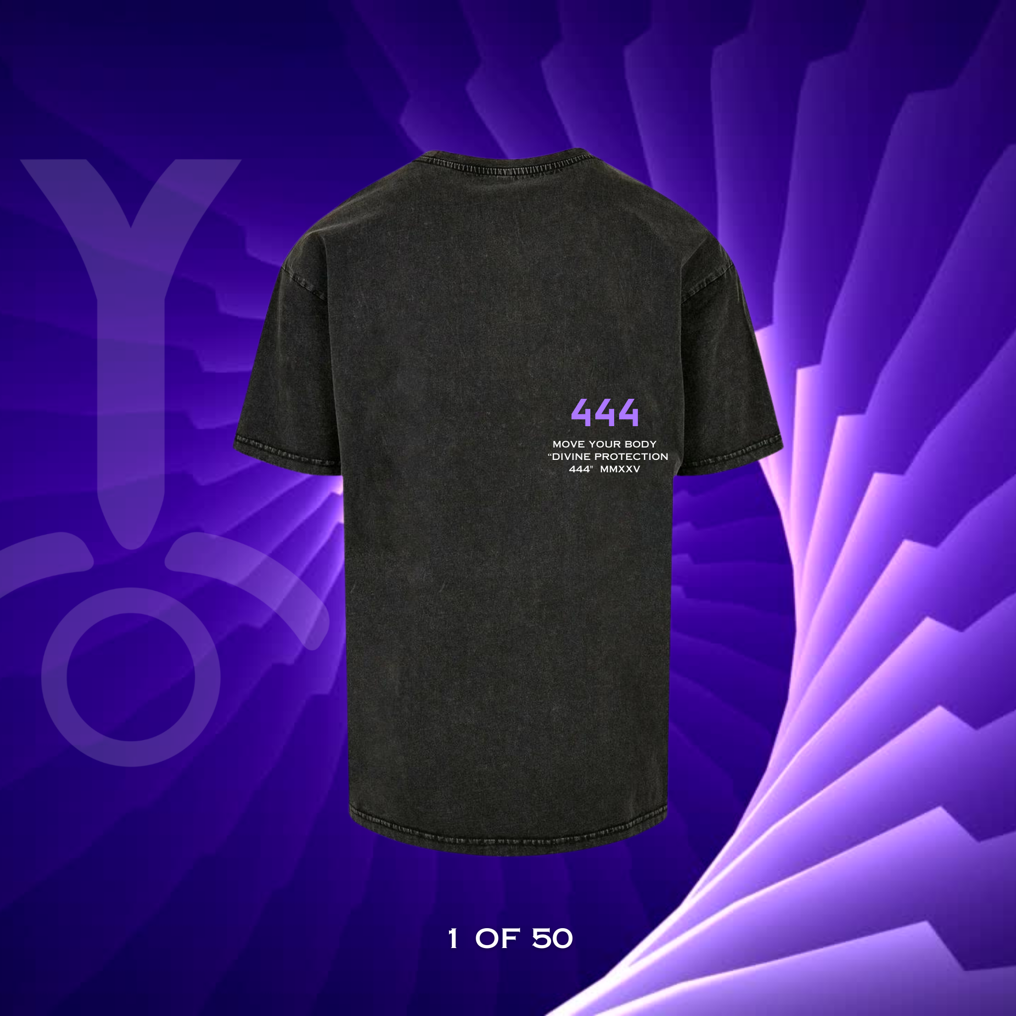 444 Oversized Acid Wash Tee