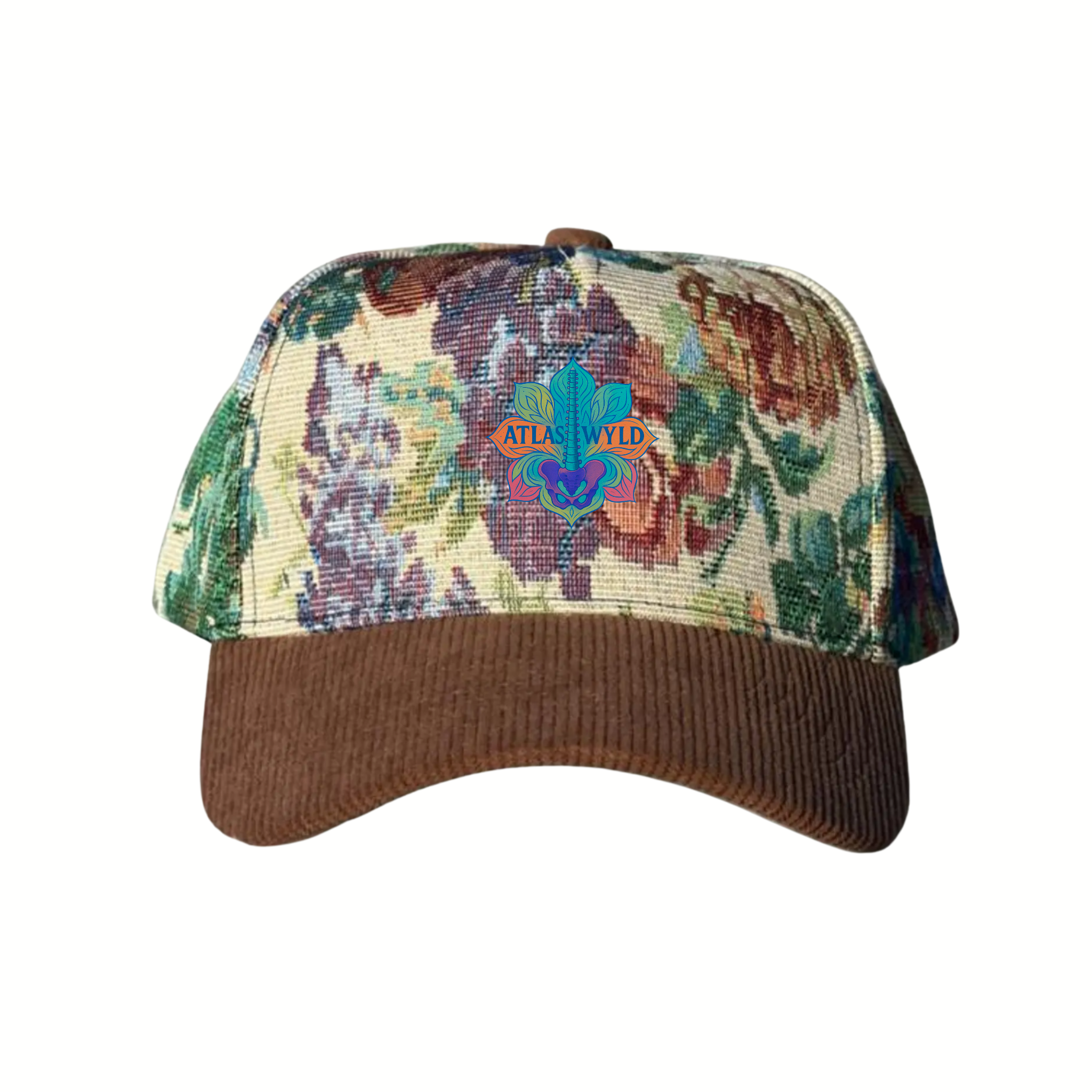 Atlas Wyld - Floral 5 Panel Hat