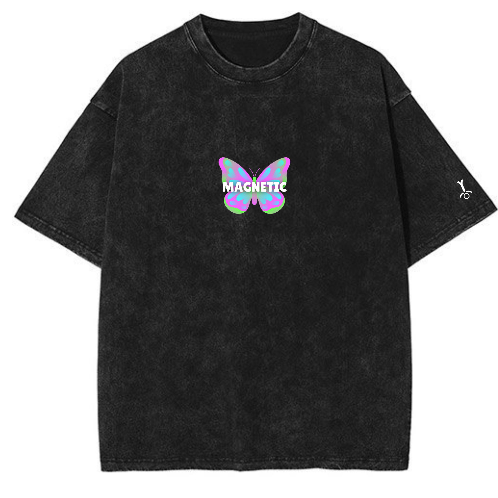 MAGNETIC ACID WASH OVERSIZED TEE 010