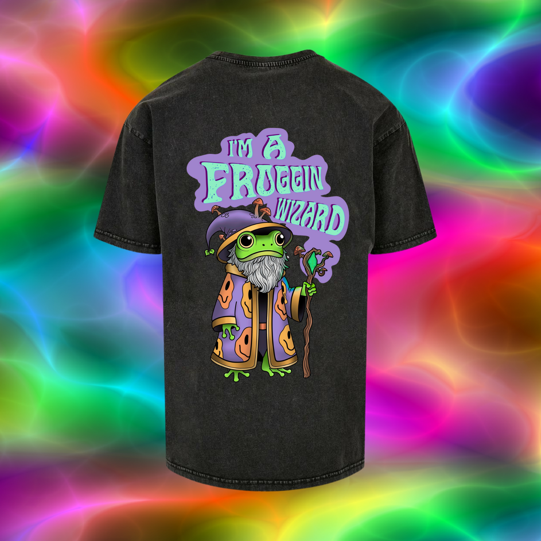 FROGGIN WIZARD OVERSIZED TEE