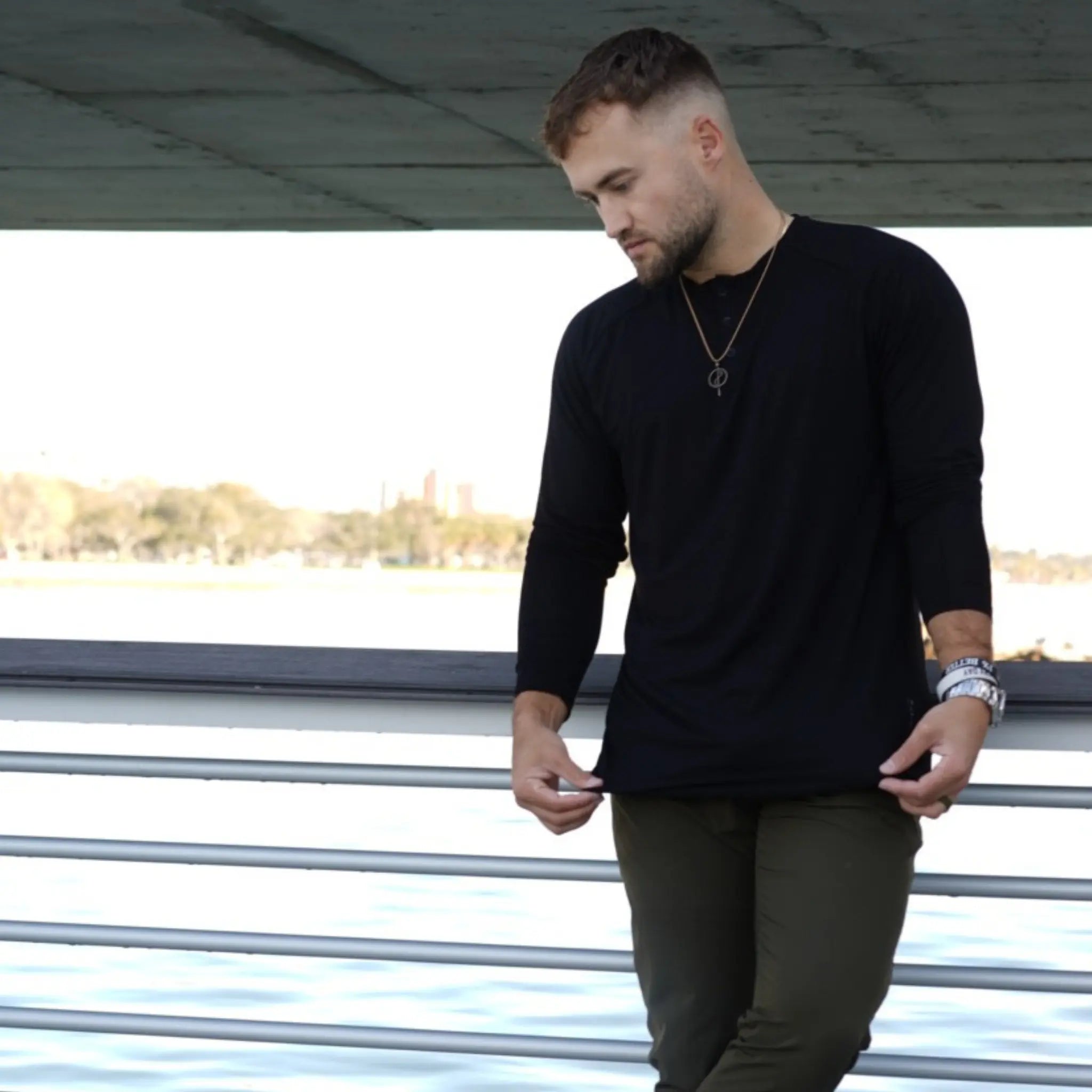MODAL HENLEY MYB Apparel