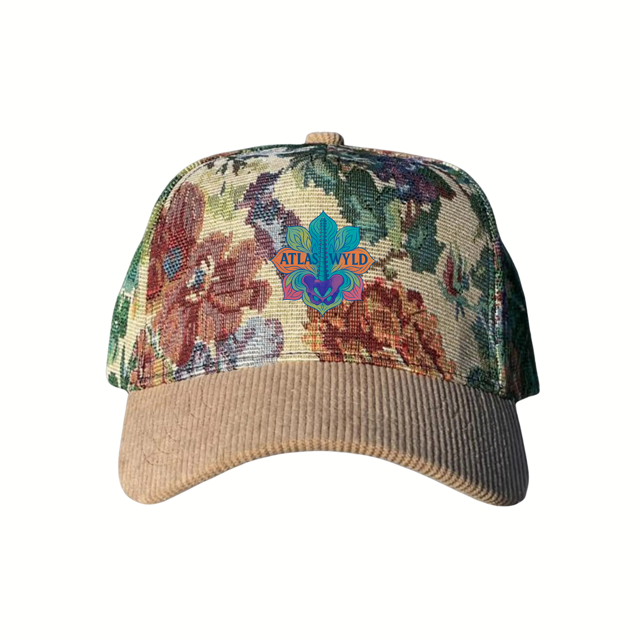 Atlas Wyld - Floral 5 Panel Hat