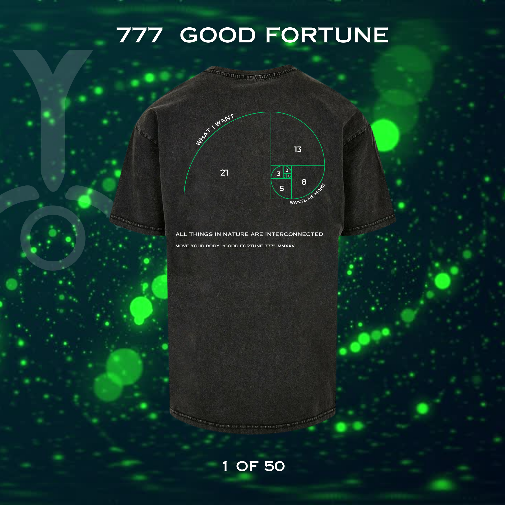 Signature 777 Acid Wash Oversized Tee