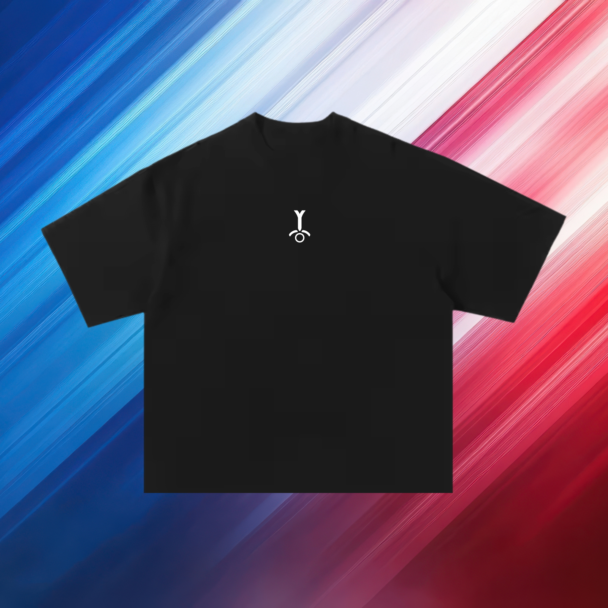 Frequency Oversized Cropped Tee - AWARENESS