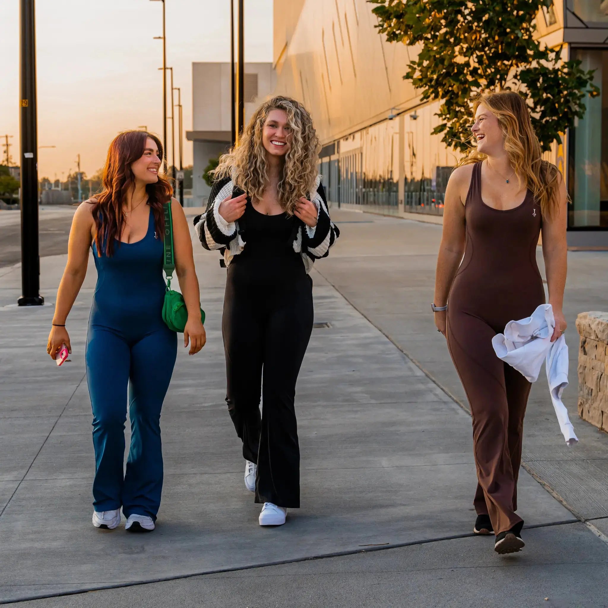 VITALITY FLARED JUMPSUIT - 30" MYB Apparel