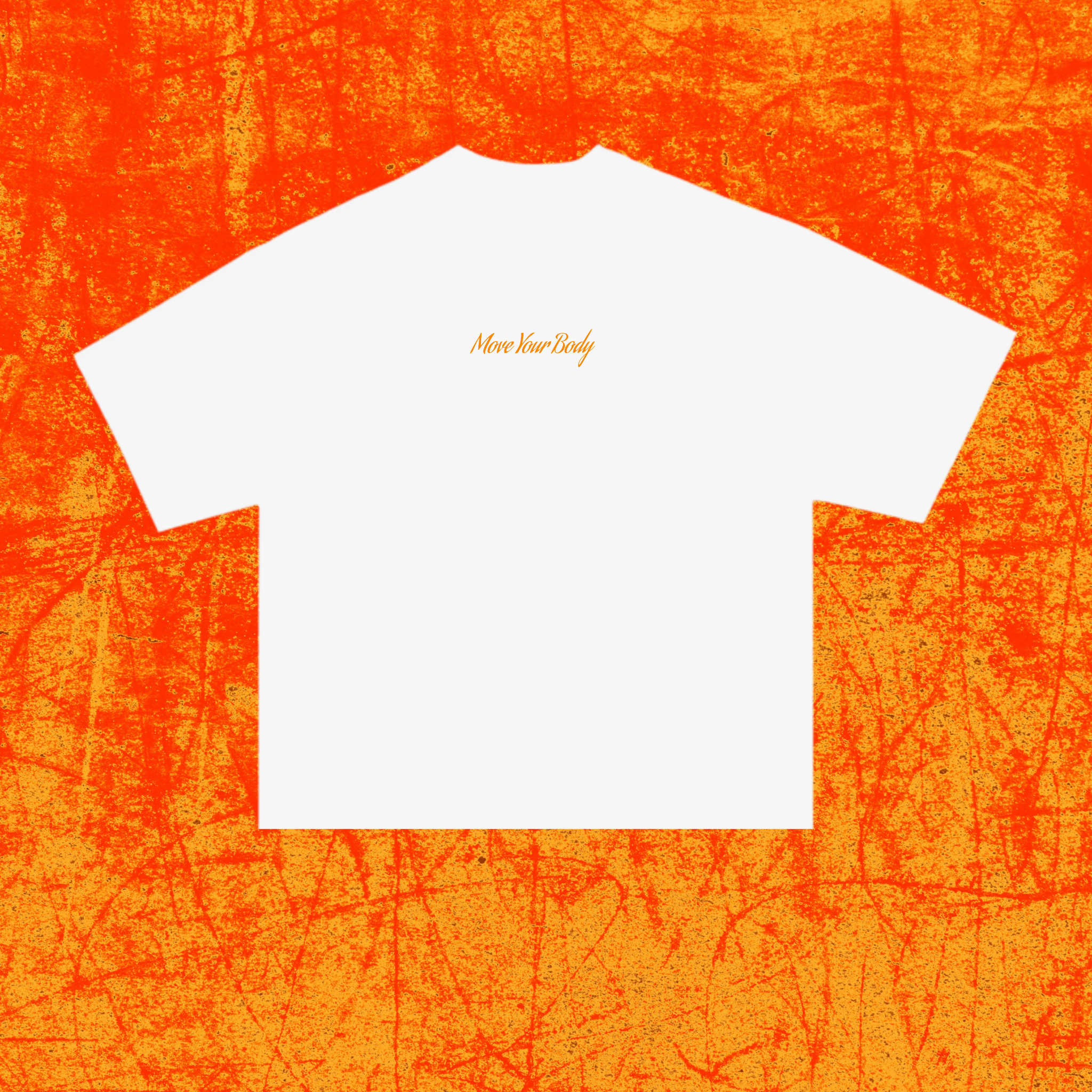 Frequency Oversized Cropped Tee - FOLLOW THE VIBE