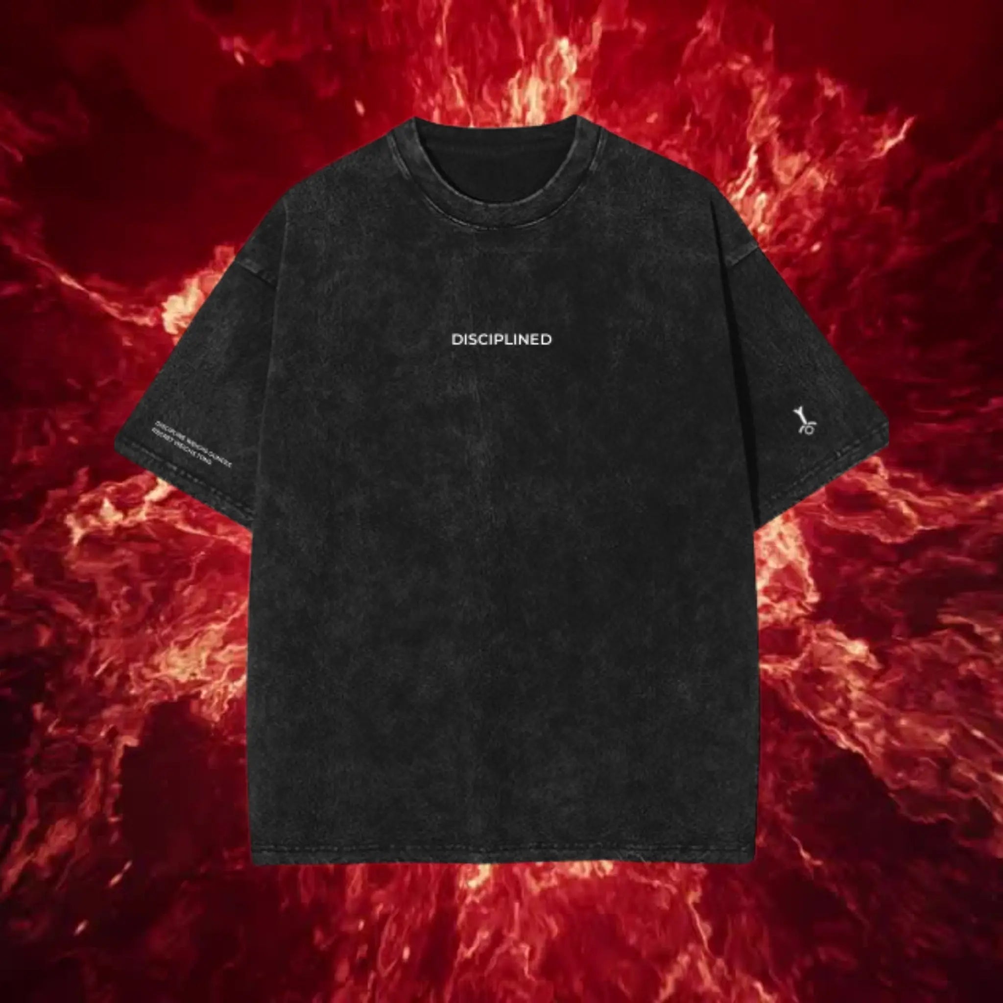 DISCIPLINED OVERSIZED Acid Wash Tee MYB Apparel