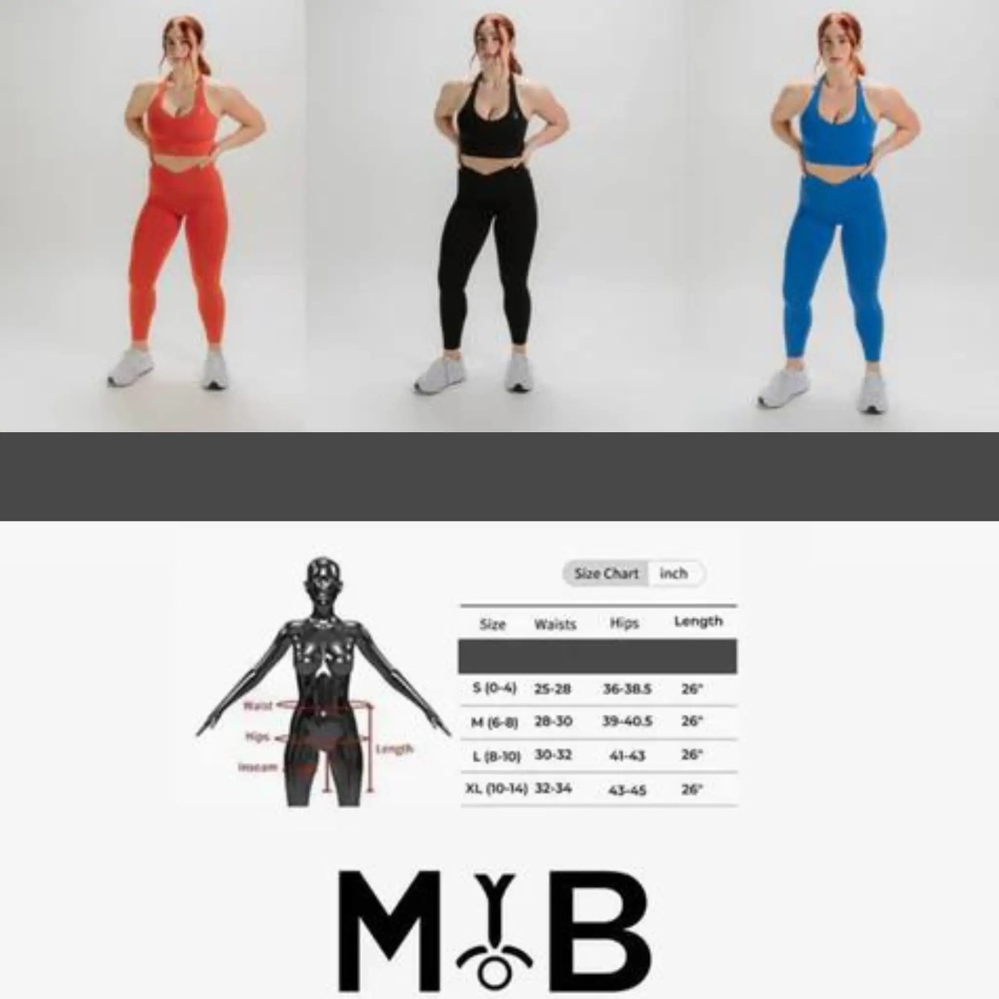 ENDURANCE V-WAIST LEGGINGS MYB Apparel