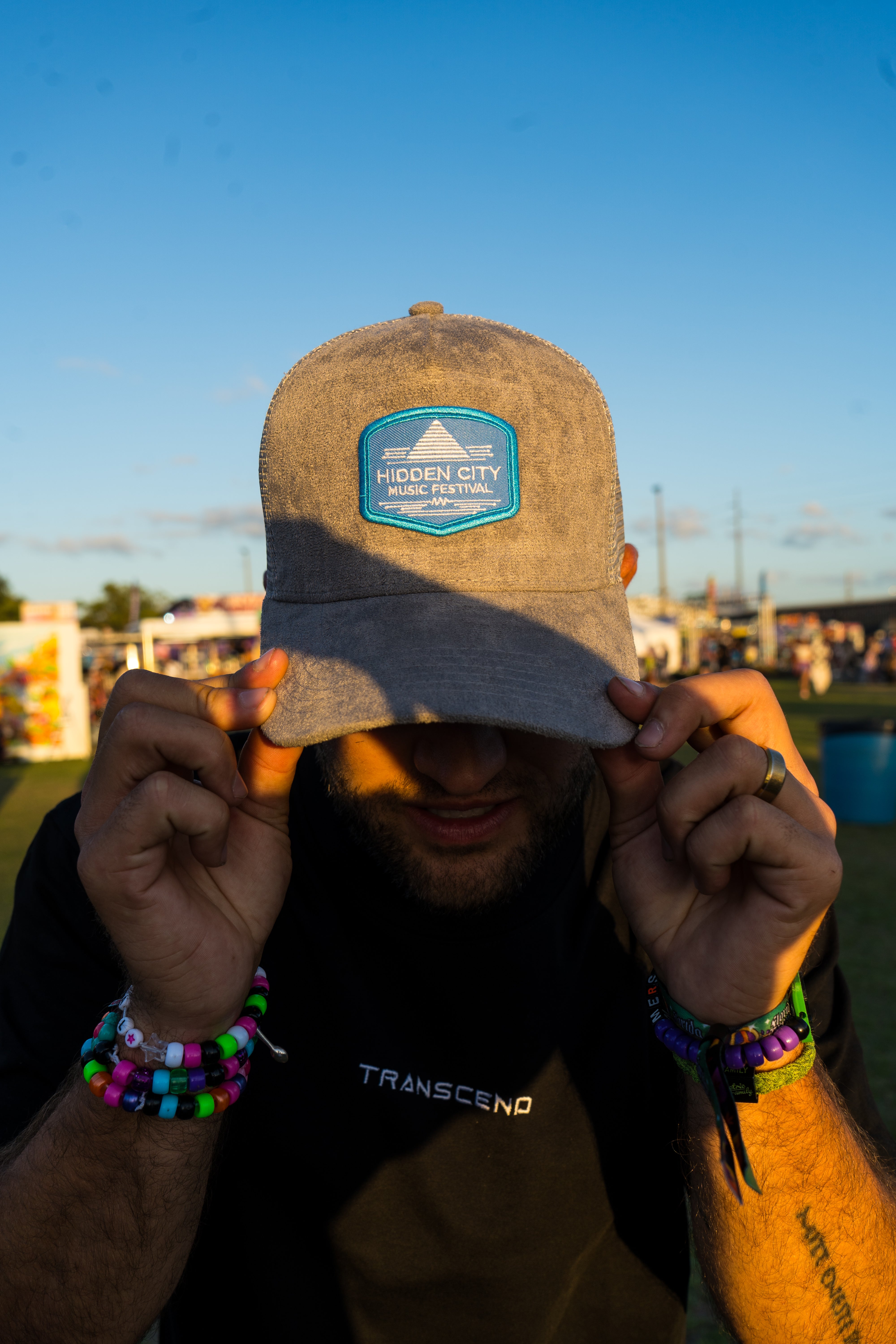 MYB x HCMF - Suede Mesh 5 Panel Trucker Hat