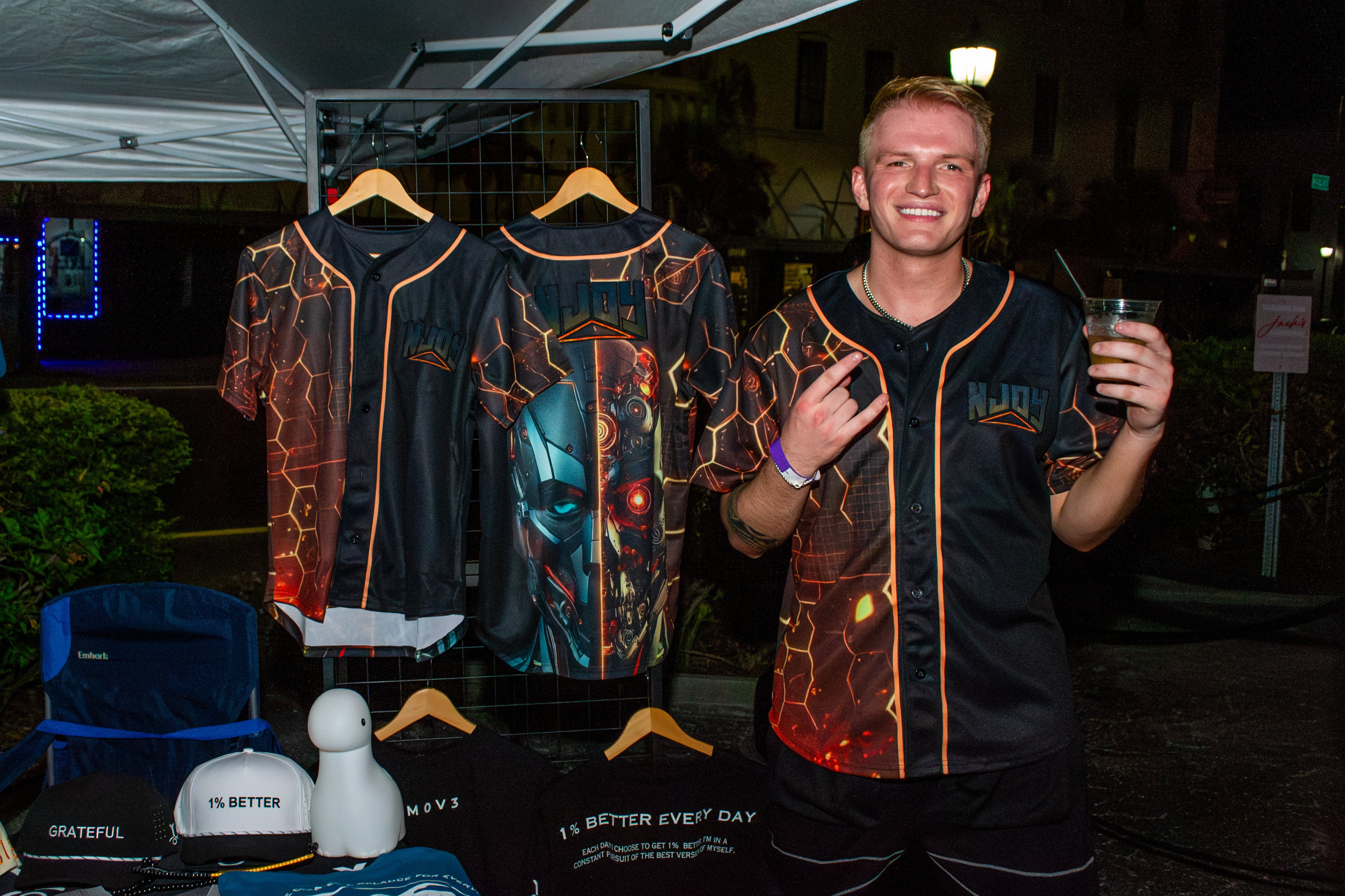 NJOY - BASSBOT - Baseball Jersey - 1 of 30