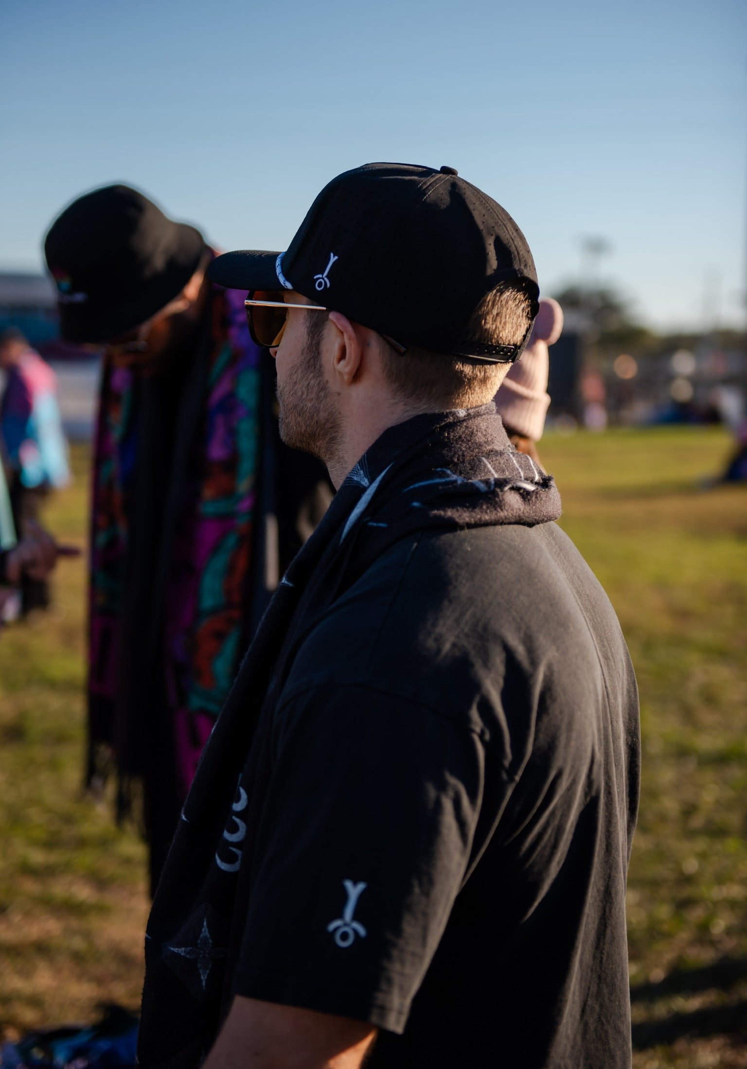 GOOD VIBES ONLY 222 REVERSIBLE PASHMINA