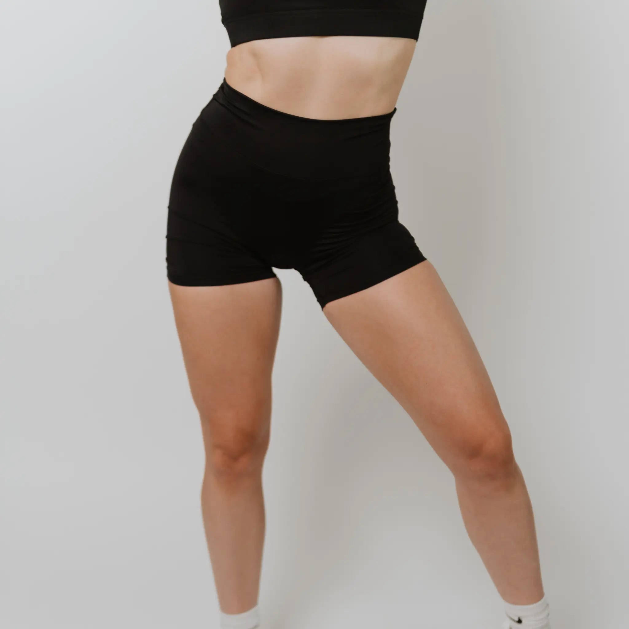 booty shorts 3 inch waistband squat proof shorts