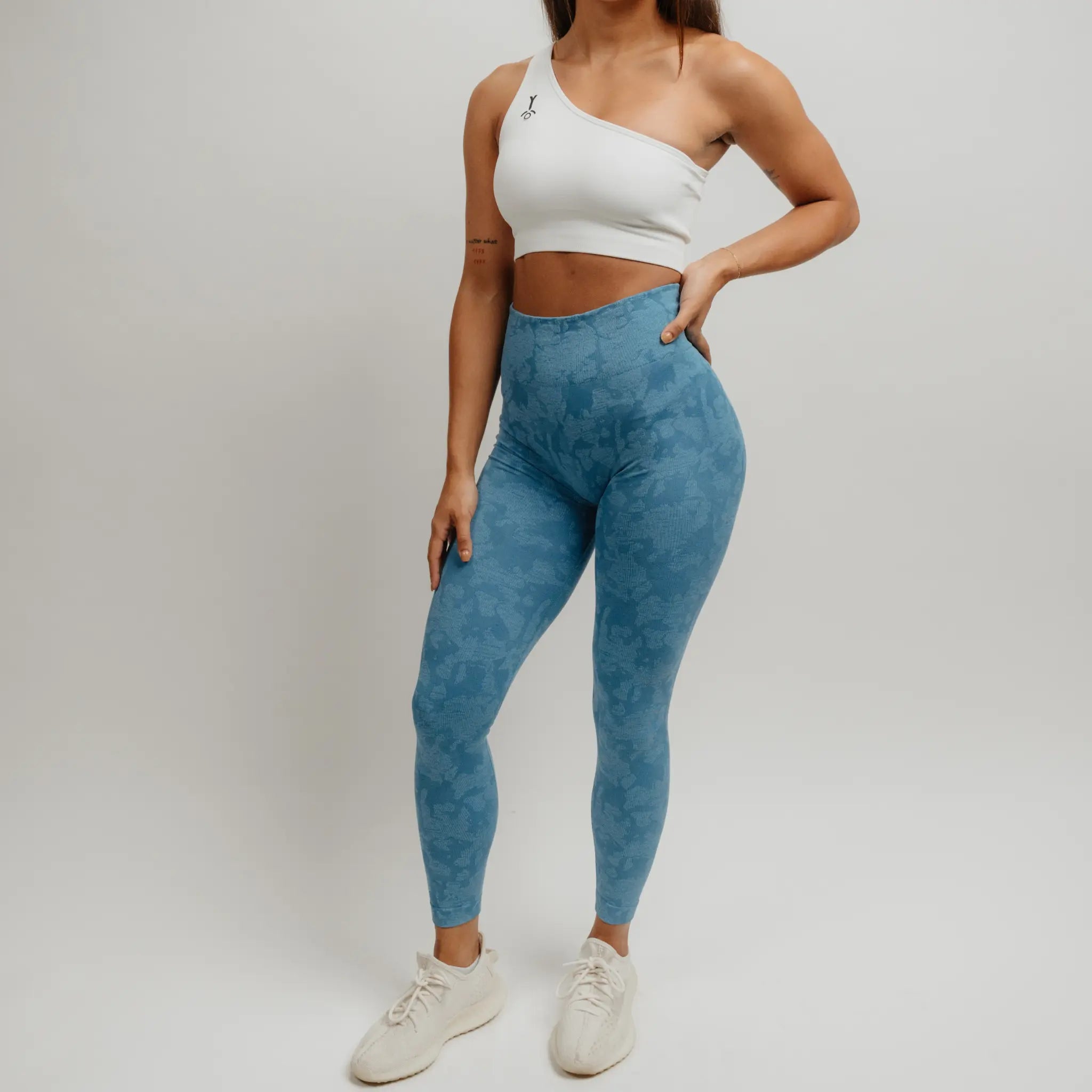 Camo leggings that also have a scrunch