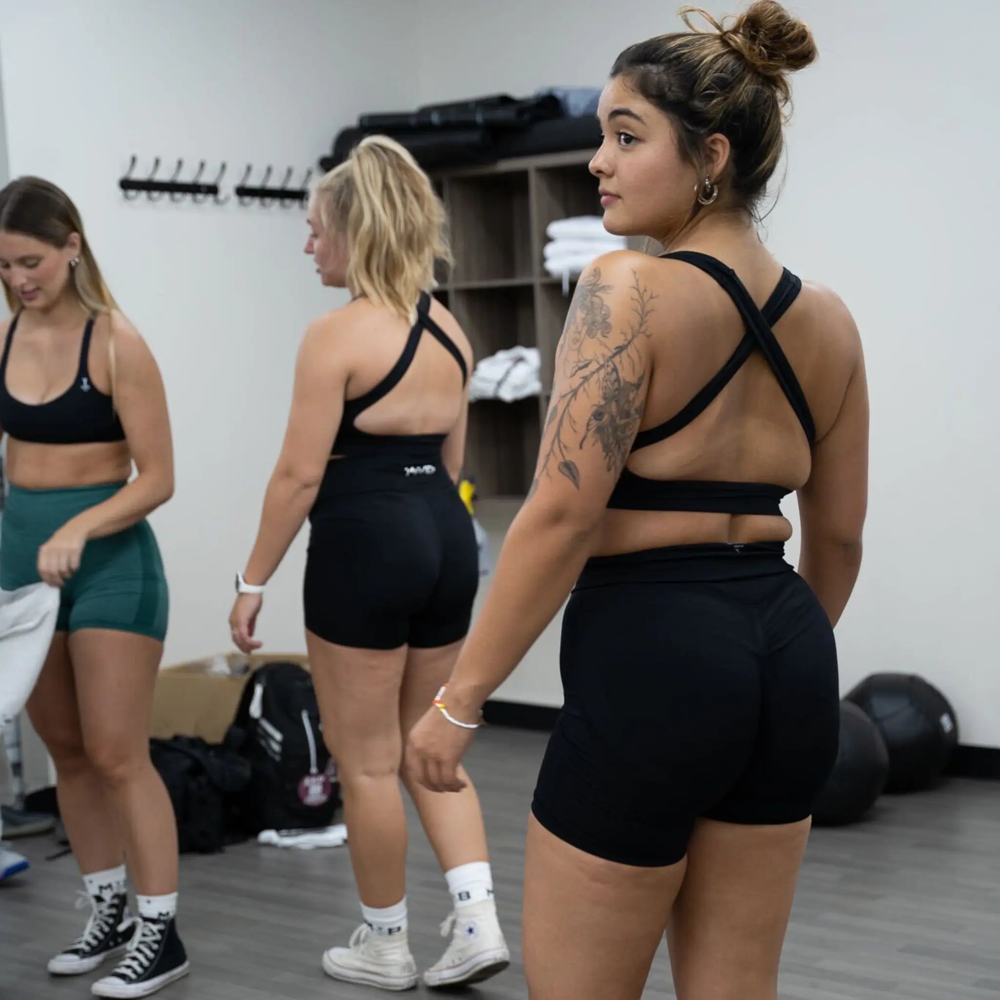 booty shorts 3 inch waistband squat proof shorts