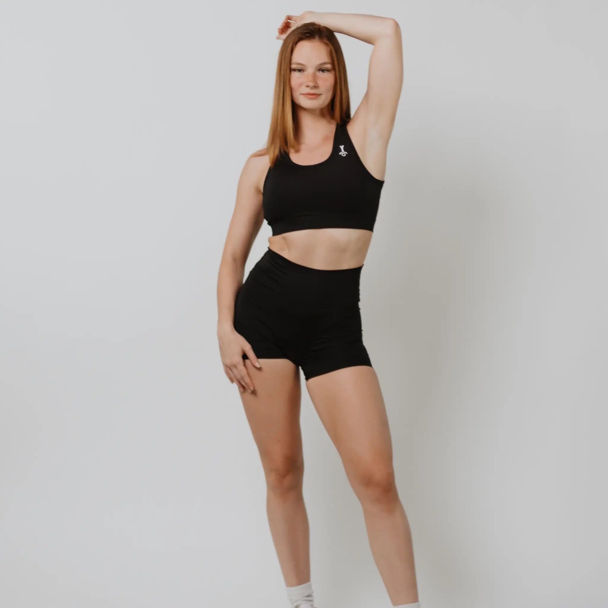 booty shorts 3 inch waistband squat proof shorts