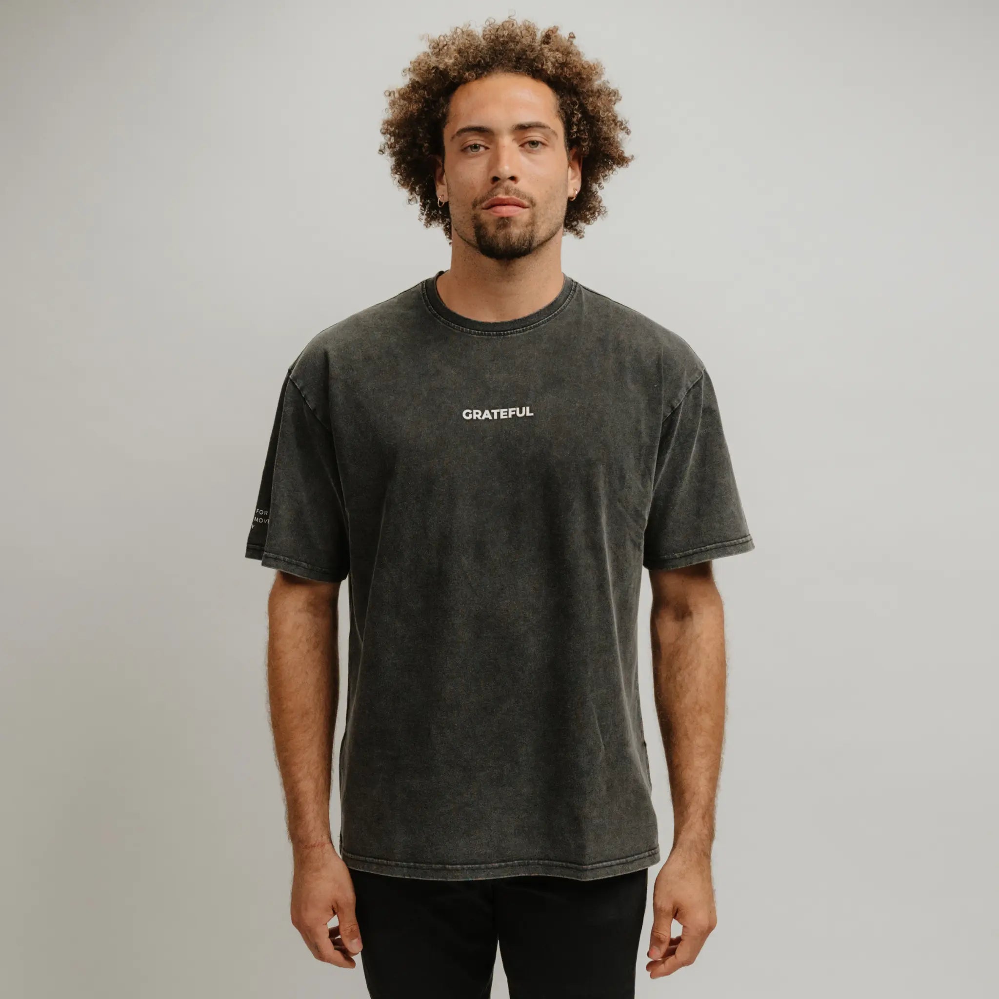 acid wash oversized tee