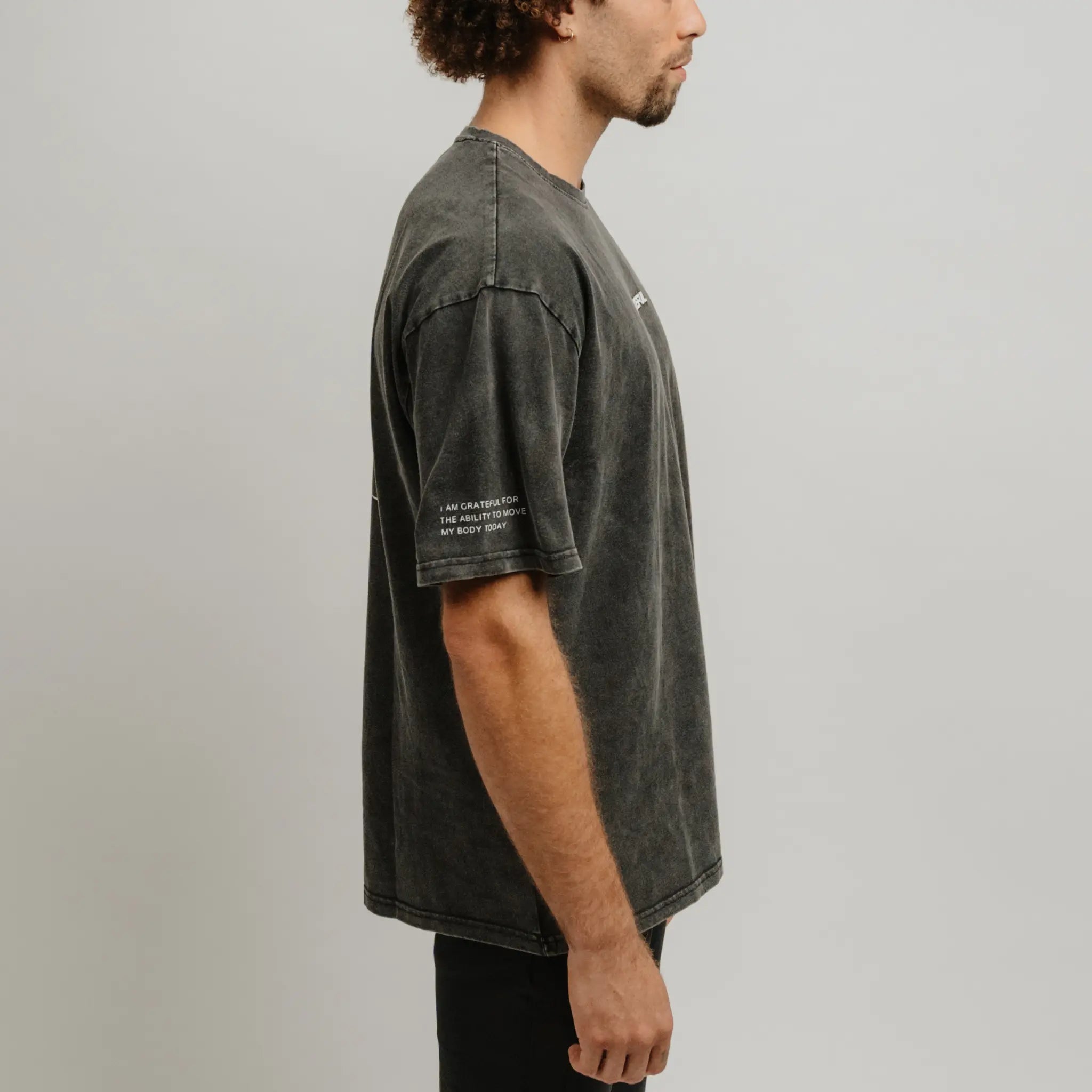 acid wash oversized tee