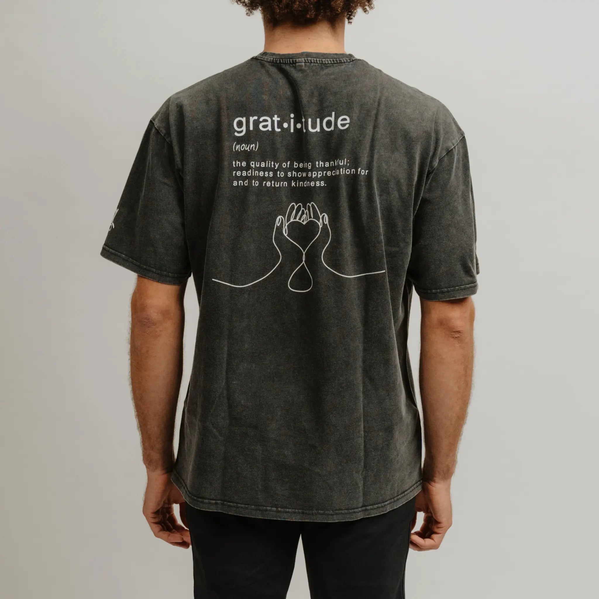 acid wash oversized tee