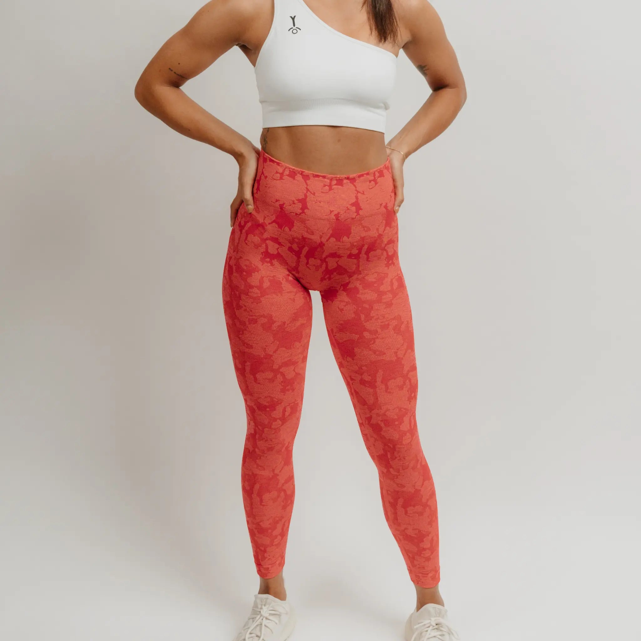 Camo leggings that also have a scrunch