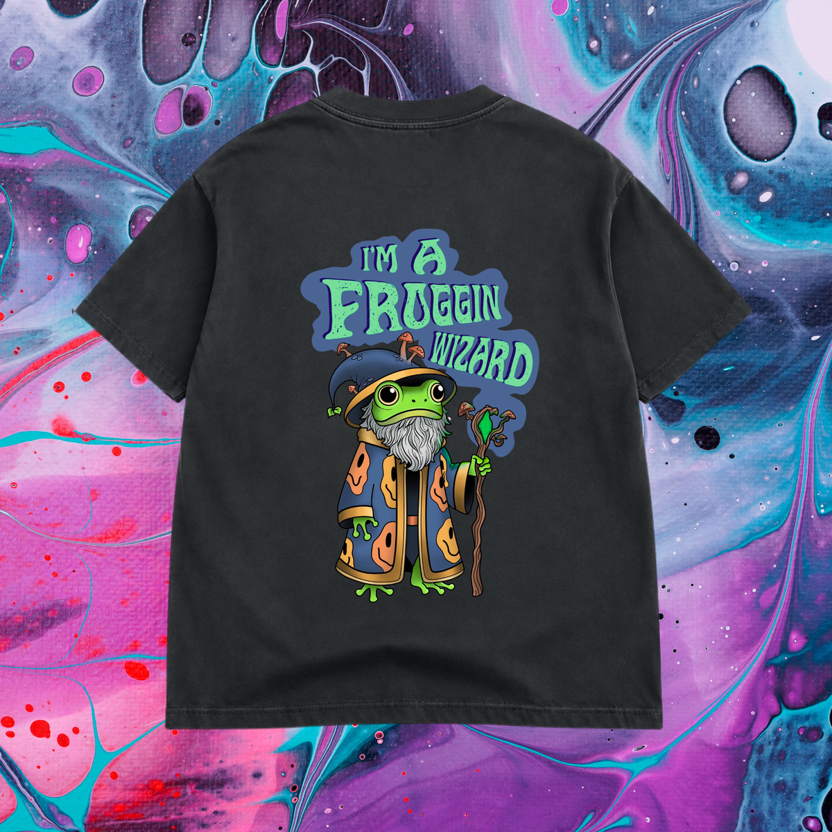 FROGGIN WIZARD OVERSIZED TEE