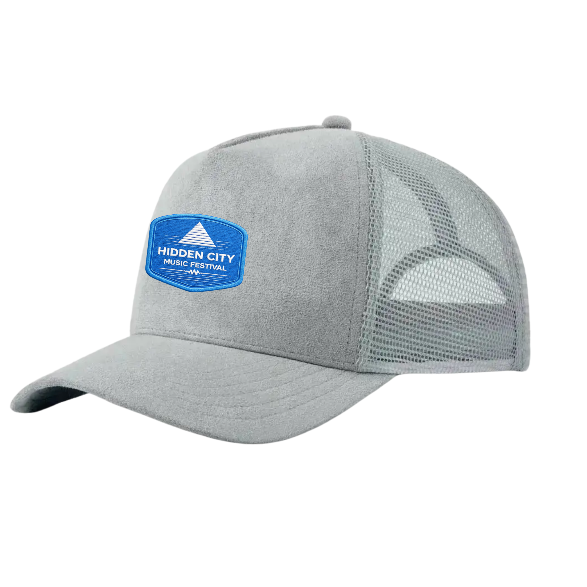 MYB x HCMF - Suede Mesh 5 Panel Trucker Hat