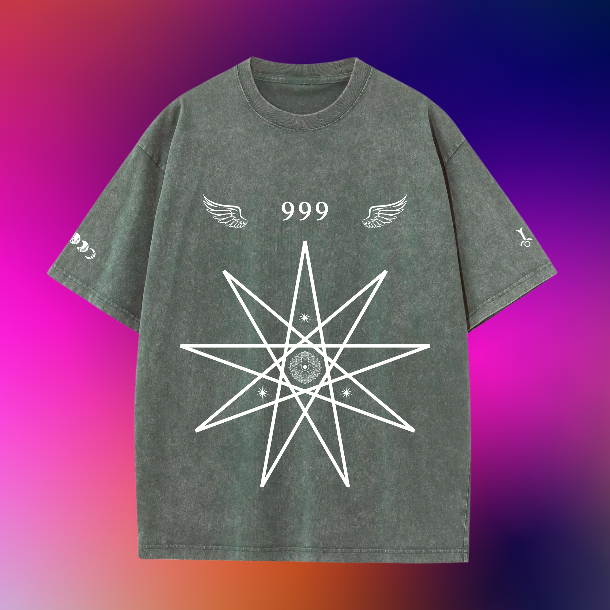 999 Oversized Acid Wash Tee 012