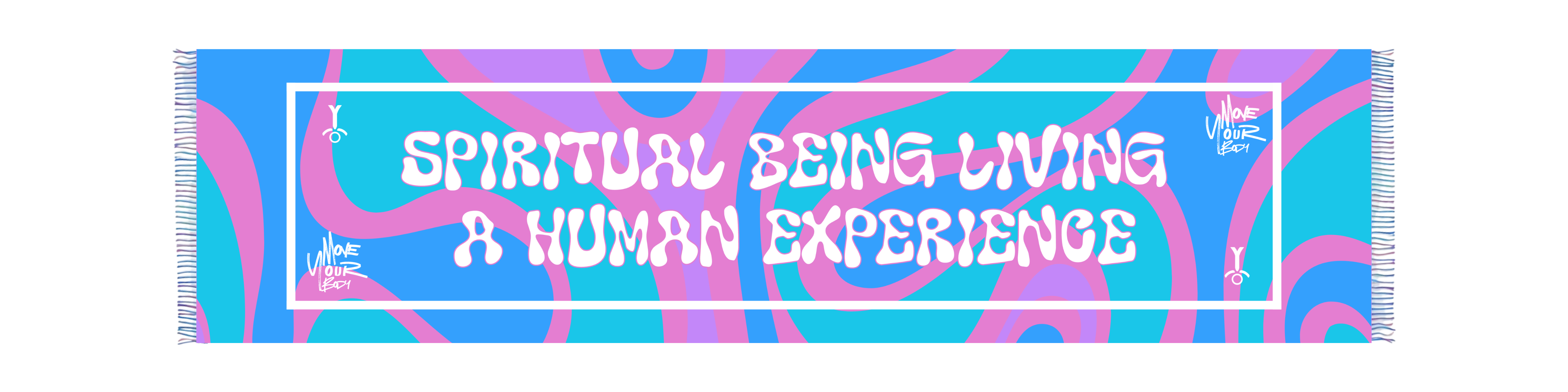 SPIRITUAL BEING REVERSIBLE PASHMINA