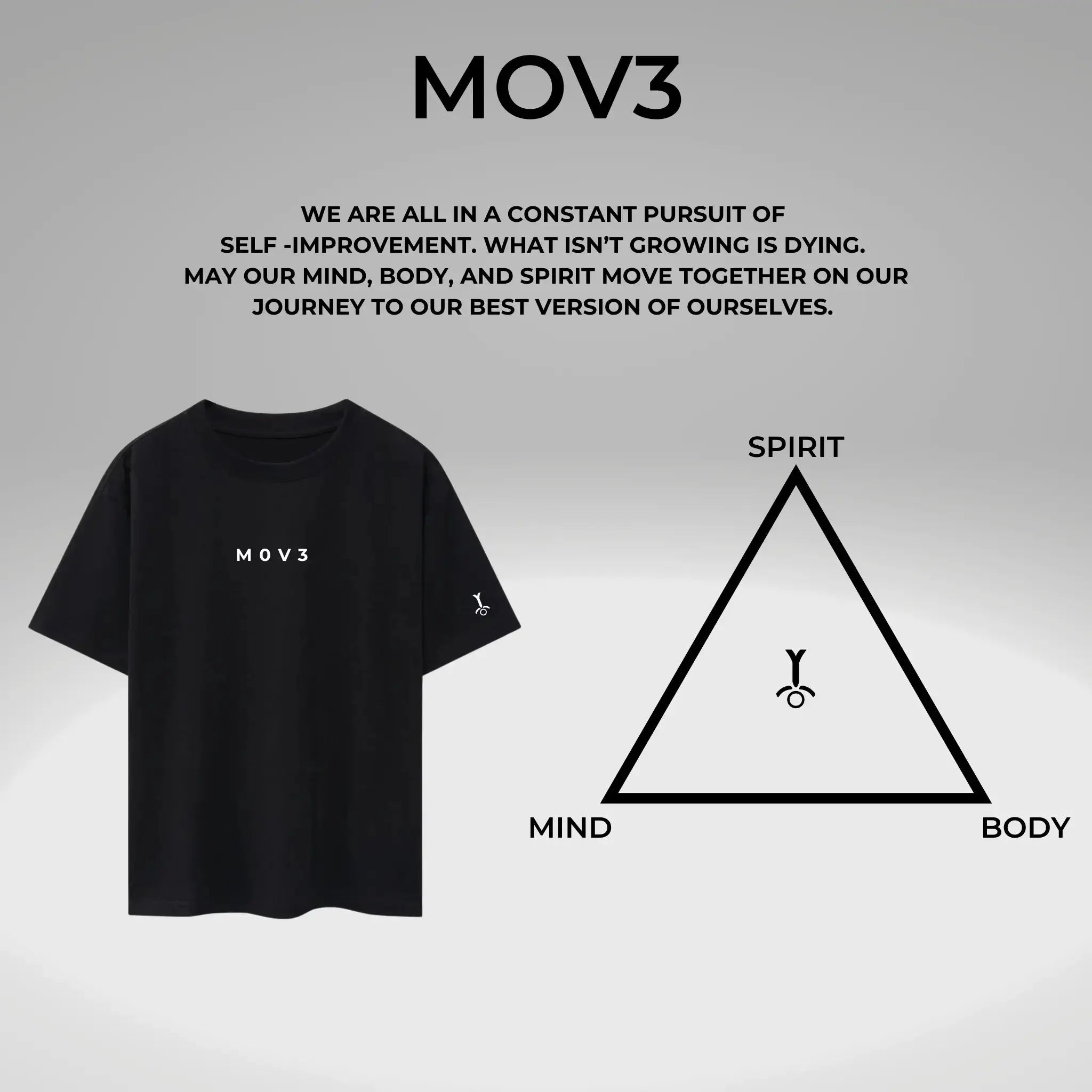 MOV3 PERFORMANCE OVERSIZED TEE MYB Apparel