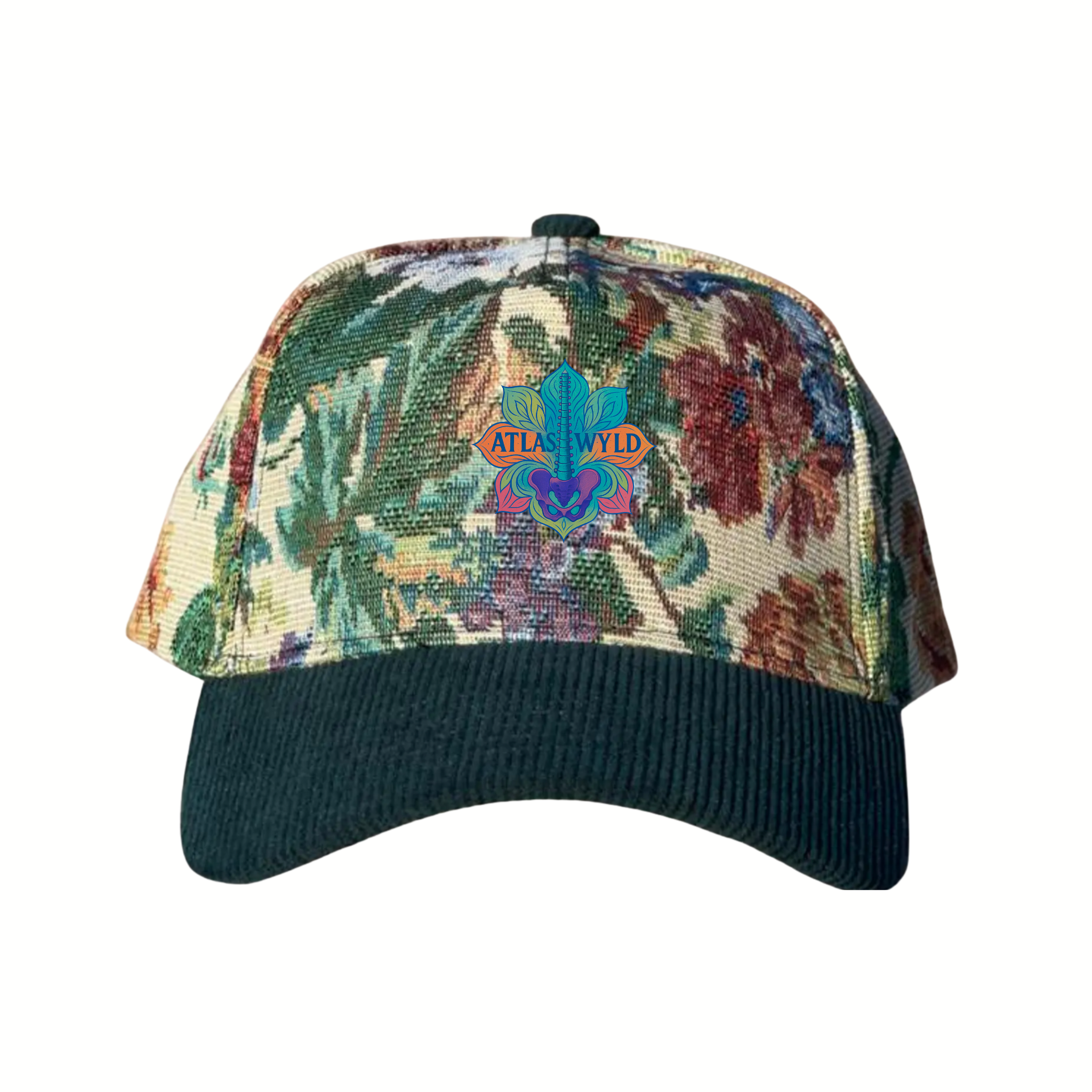 Atlas Wyld - Floral 5 Panel Hat