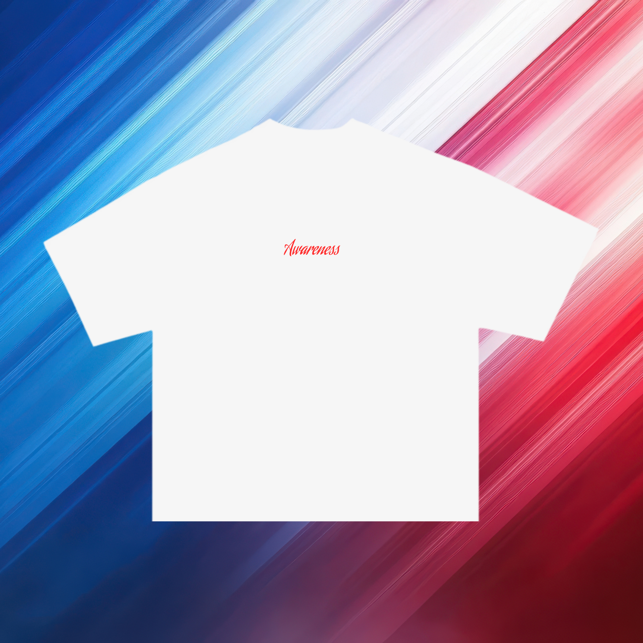 Frequency Oversized Cropped Tee - AWARENESS