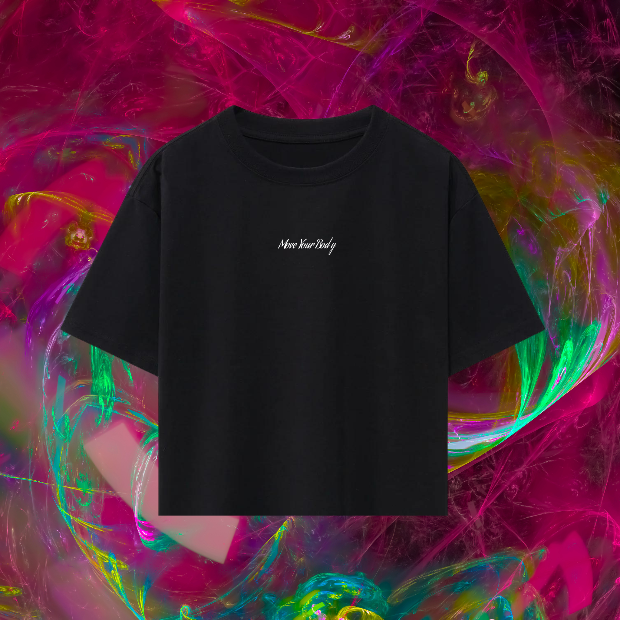 Frequency Oversized Crop Tee - Grateful