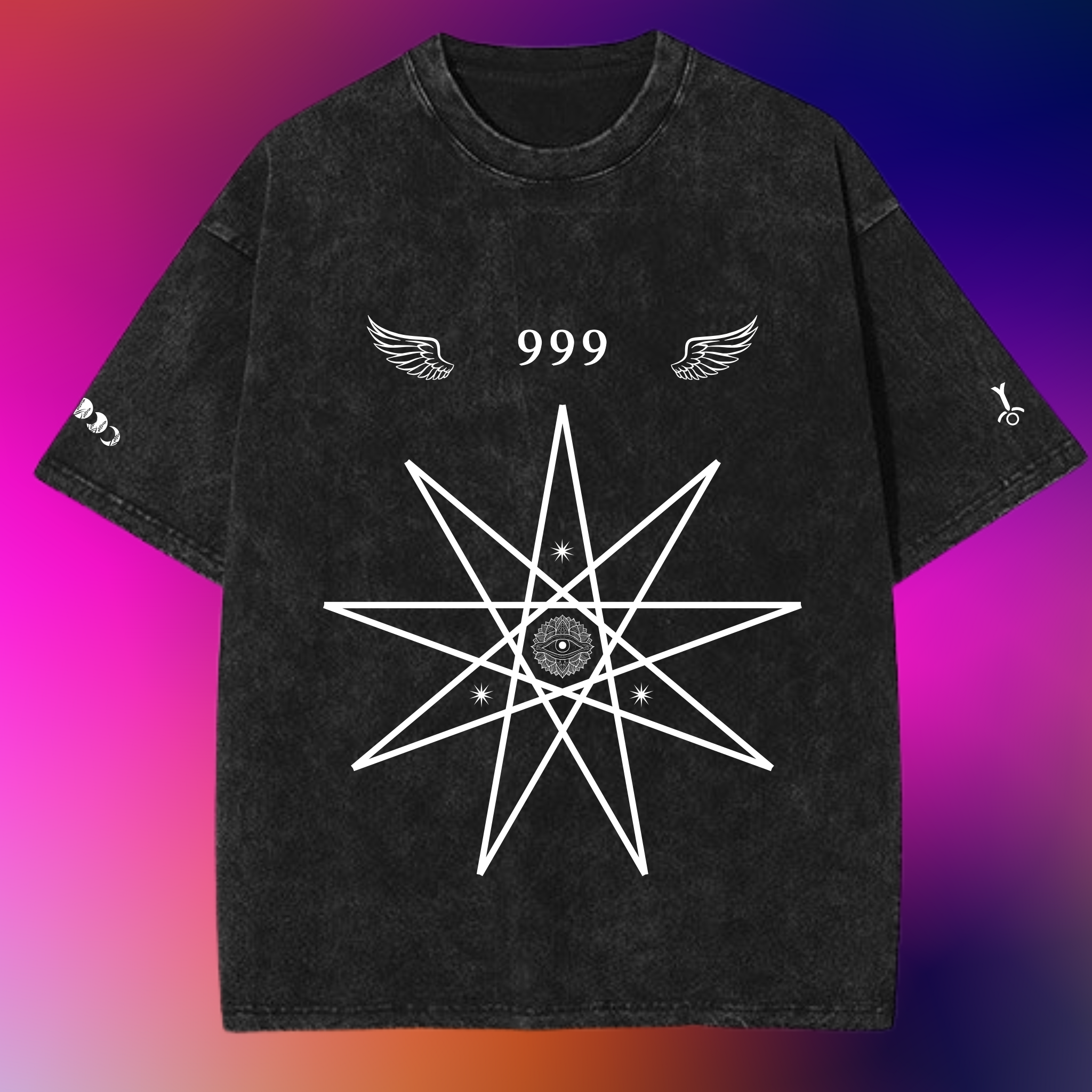 999 Oversized Acid Wash Tee 012