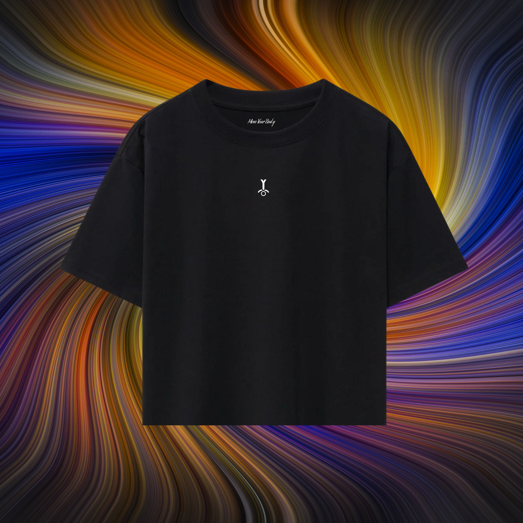 Frequency Oversized Cropped Tee - Manifest