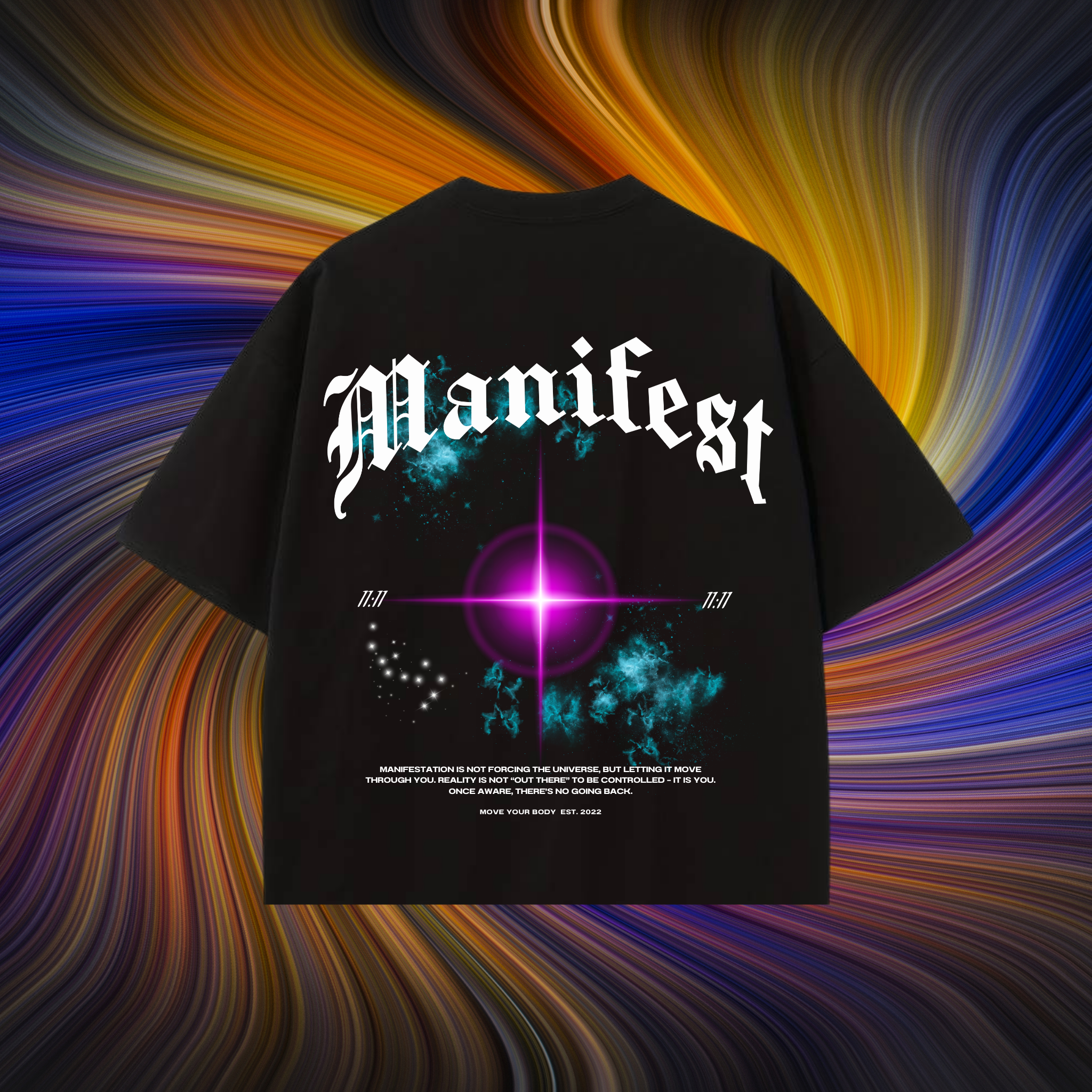 Frequency Oversized Cropped Tee - Manifest