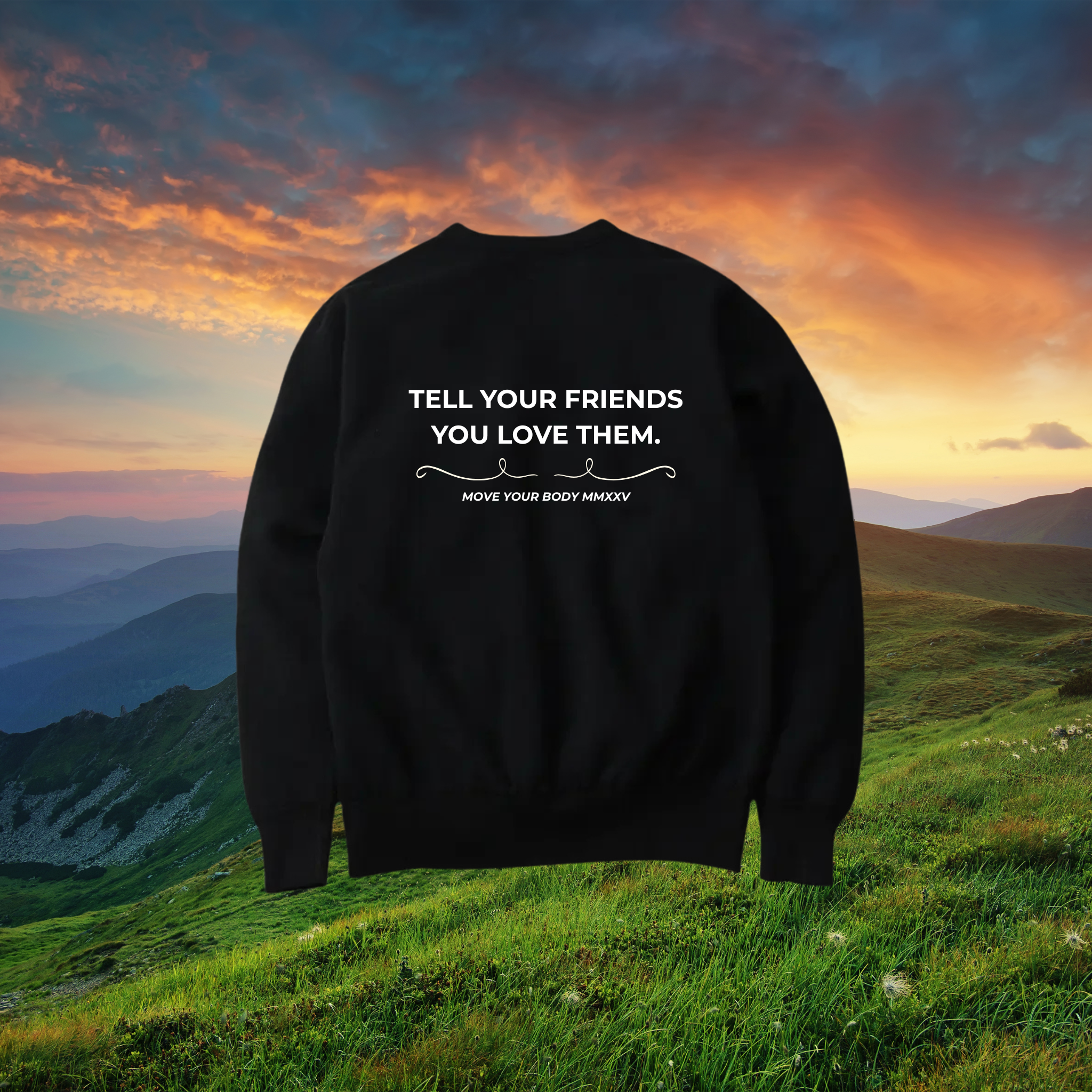 Comfy Weighted Crew Neck Custom 008