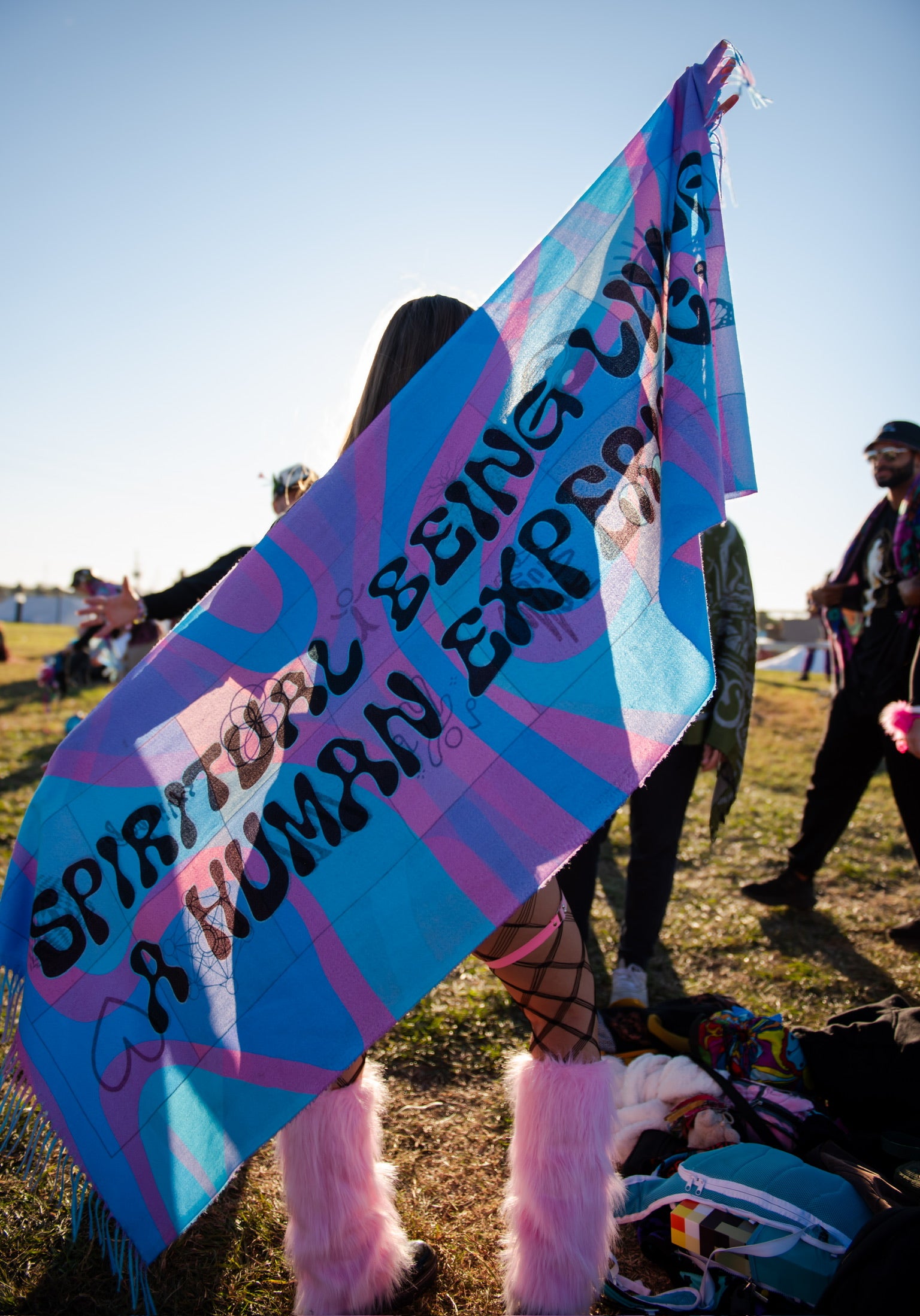 SPIRITUAL BEING REVERSIBLE PASHMINA