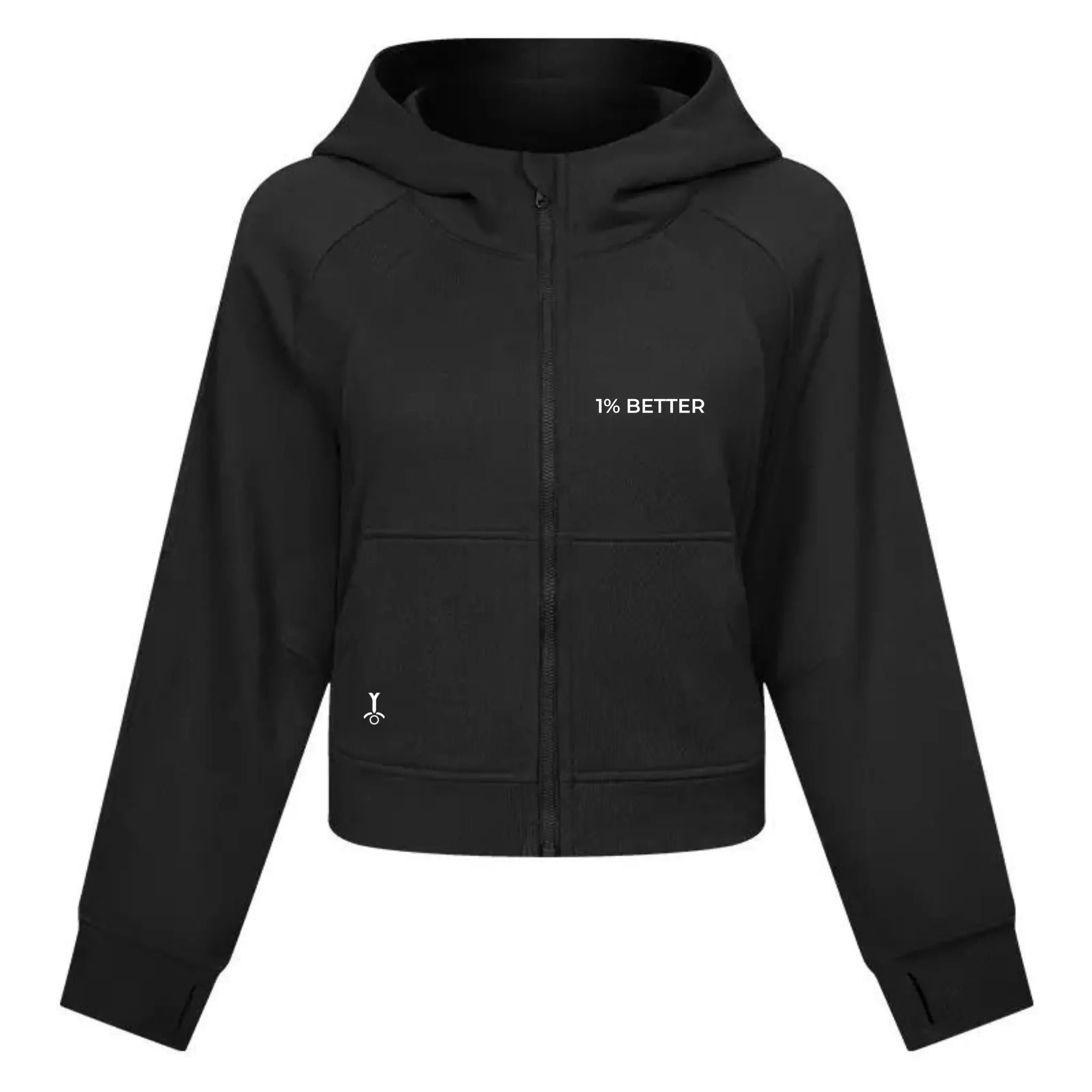 A zip jacket to keep you warm and stylish otw to the gym