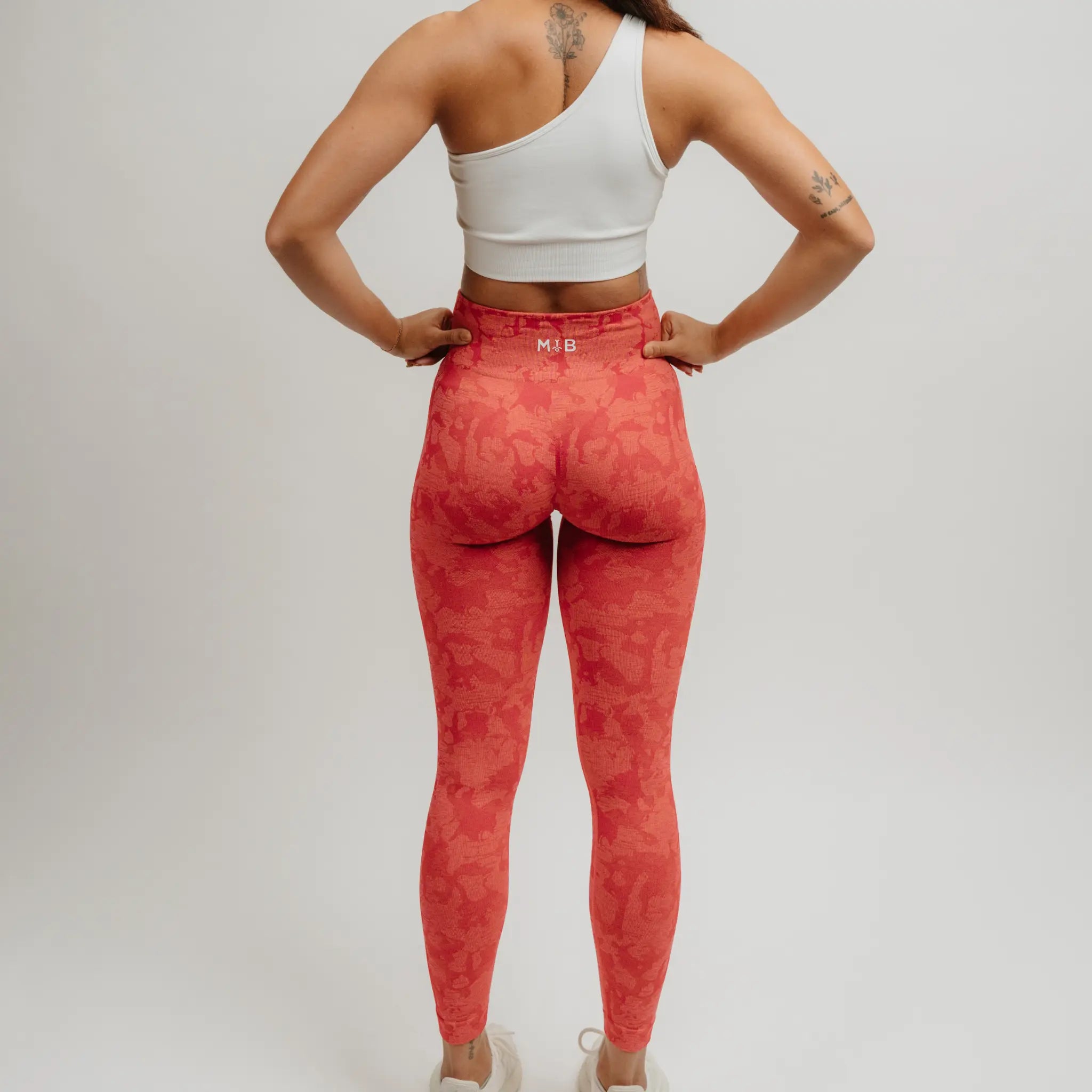 Camo leggings that also have a scrunch